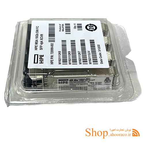 ماژول فیبر نوری HPE MSA 16Gb SW FC SFP 4pk XCVR